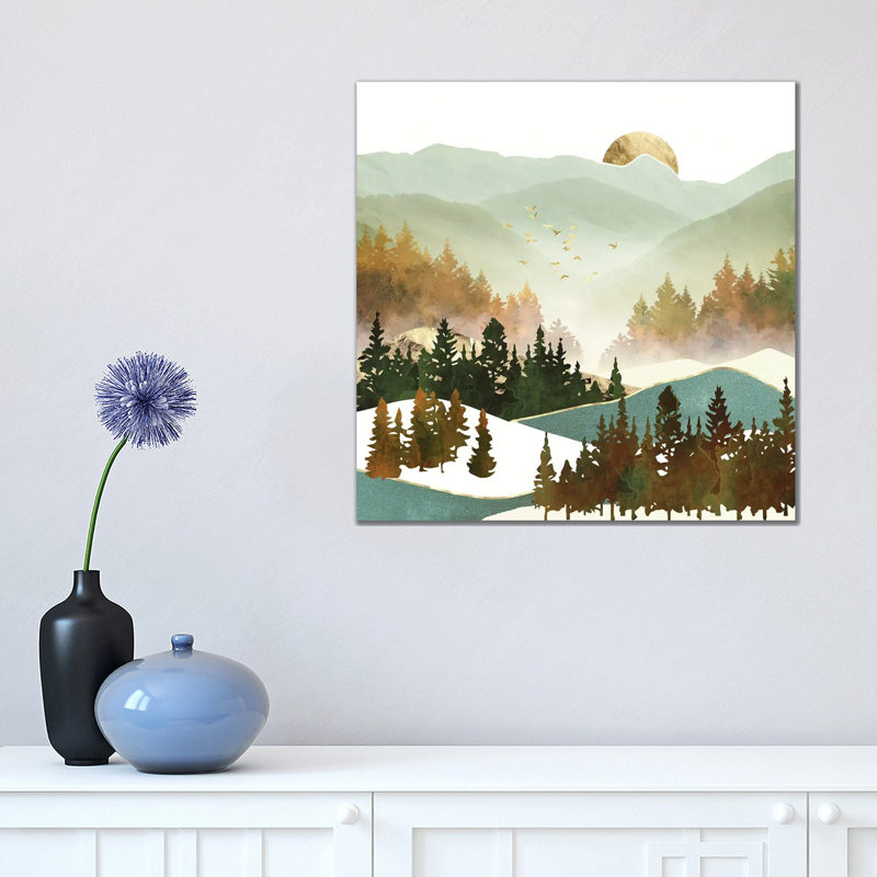 Fall Morning - Print on Canvas, Wrapped Canvas, 45.72 cm H x 45.72 cm W x 1.91 cm D