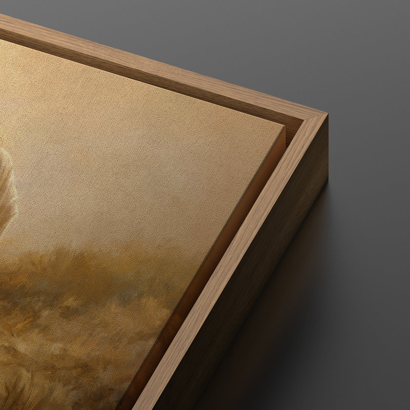 Jesus Christ And The Lost Lamb Walking Vintage Illustrations Religious Christian Artwork, 30" H x 60" W, Natural