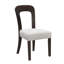 Ensemble de 2 chaises de salle à manger rembourrées avec pieds en bois d'hévéa-1103887967