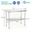 Stainless Steel Work Table With Storage Shelf-120283581