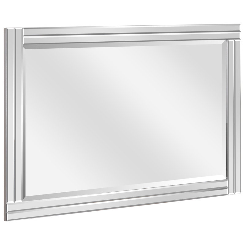 Gauna Solid Wood Rectangle Mirror