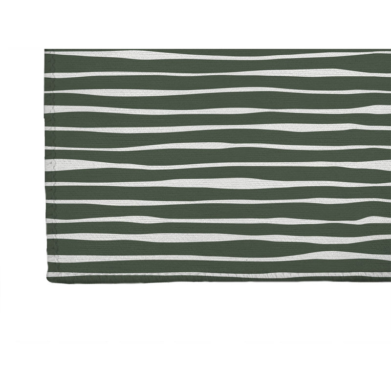 Tapis de cuisine Spine Colonne, Chimichurri, Rectangle 5 pi x 7 pi, Large Striped
