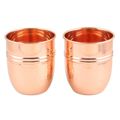 Islek 1.88oz. Copper Moscow Mule Mug Set