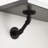 Gibson Iron Pipe Shelf Brackets - Black Powder Coat