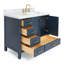 Ensemble de meuble-lavabo simple 43 po avec miroir Amariani-33740476