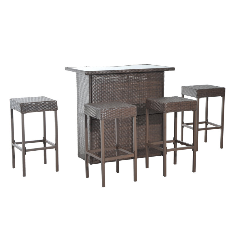 Skiba Metal Bar Set, Brown