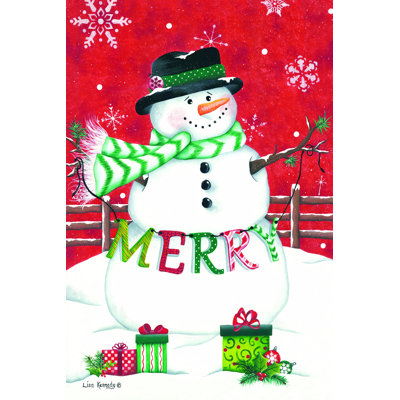 «Hope Snowman» par Lisa Kennedy - reproduction imprimée