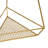Nika 2 Piece Metal Hanging Planter Set