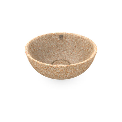 Woodio Soft40 15.75'' Wood Circular Bathroom Sink