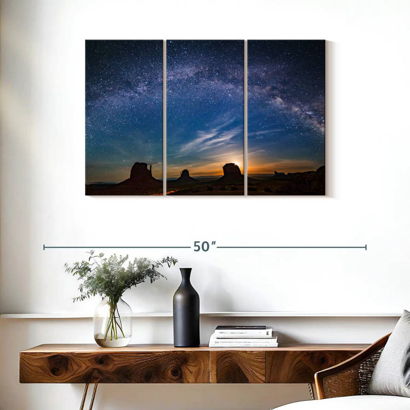 Alvord Milky Way Over Monument Valley, 24" H x 38" W