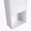Armoire murale de salle de bain de 12 pouces avec portes Ã  fermeture douce et design suspendu, blanc brillant