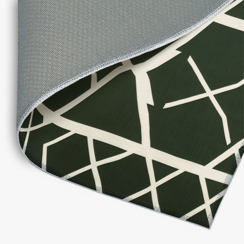 Tapis vert intérieur et extérieur Trellis, Rectangle 4pi x 6 pi