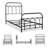 Damyla Metal Open-Frame Bed-945160615