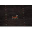 Tapis oriental brun foncé Gabbeh 8