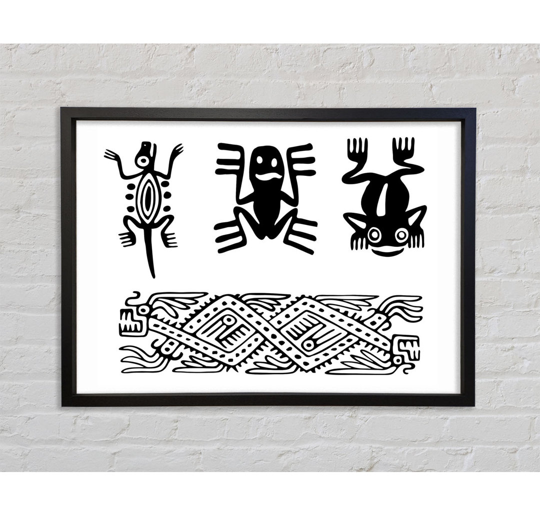 Tribal Animal Art - Druck