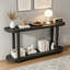 Table d'entrée moderne minimaliste en placage de frêne avec bureau ovale pour vestibule, couloir, salon et bureau-792232224