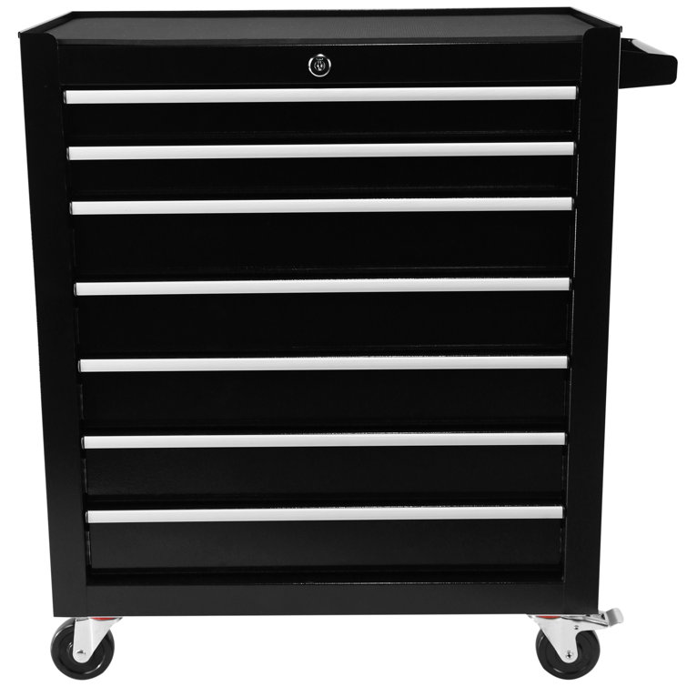 7 Drawers Rolling Tool Chest with Wheels, Portable Rolling Tool Box on Wheels