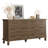59" Wide Vintage 8 Drawer Wood Dresser with Carved Handles & Tapered Legs for Bedroom-653215465
