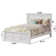 Madison Solid Wood Low Profile Platform Bed with Matching Footboard