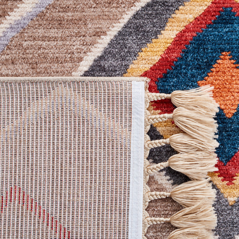 Roisin Performance Southwestern Rug, Square 6'7"
