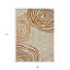 Tapis intérieur lavable abstrait 9 pi x 12 pi