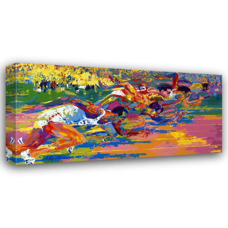 Olympic Track, 12" H x 24" W