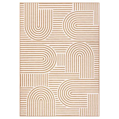 Rectangle Striped Area Rug