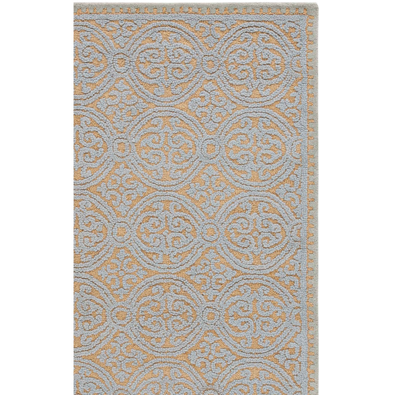 Sadik Hand Tufted Wool Geometric Rug, Rectangle 3' x 5'