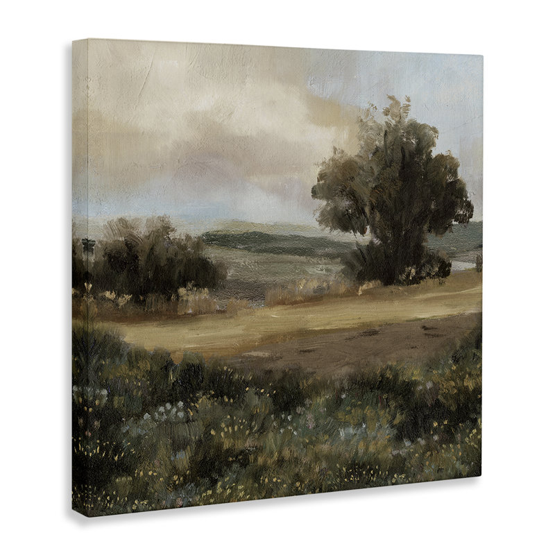 Art mural sur toile Vast Country Terrain par Cloverfield & Co., H 17 po x l 17 po