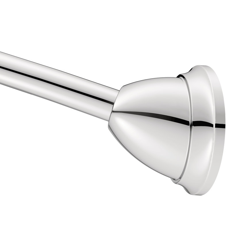 Ensemble de tringle à rideau de douche et crochet à tension réglable L 60 po Magnetix, Chrome