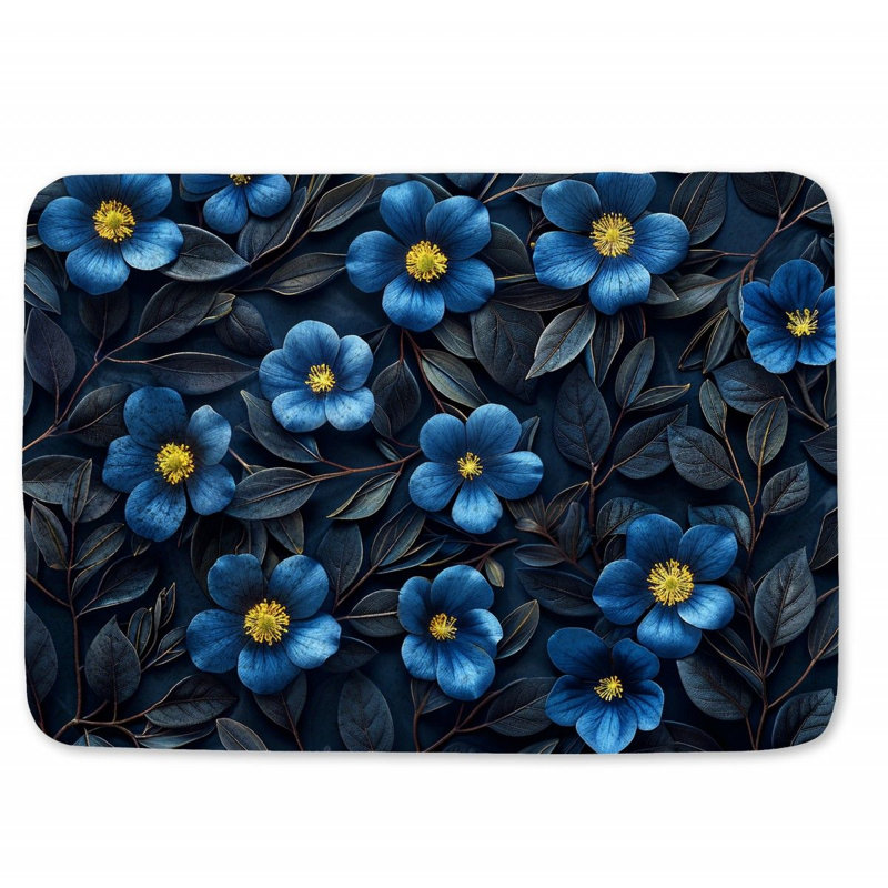 Tapis de bain en microfibre / microsuède Chrysti, L 17 po x L 24 po
