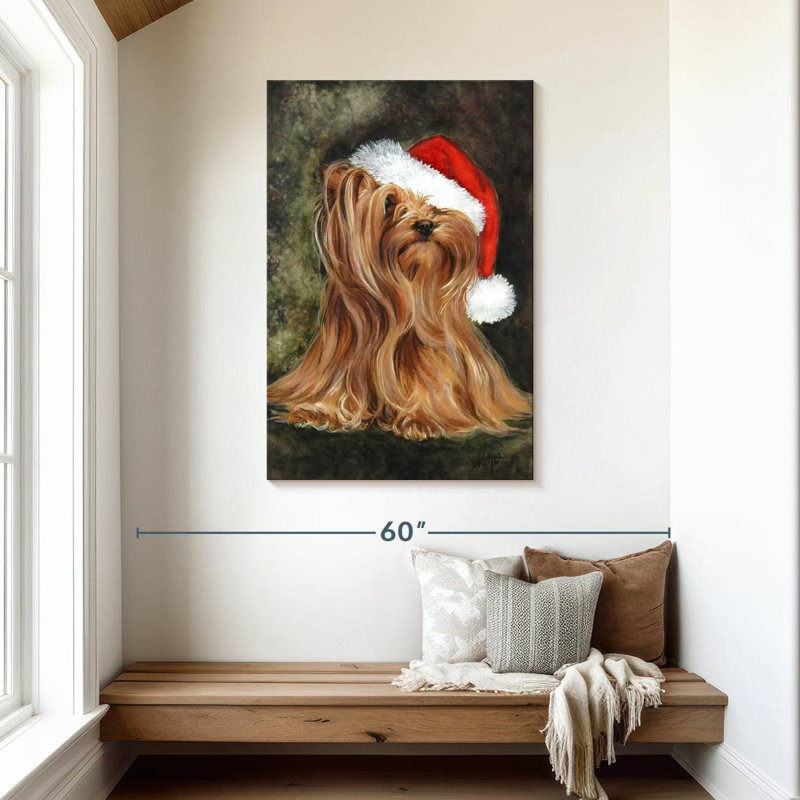Noel Yorkshire Terrier, H 45 po x l 30 po