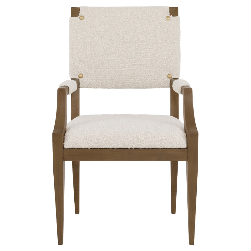 Maxwell Upholstered Arm Chair, Caramel
