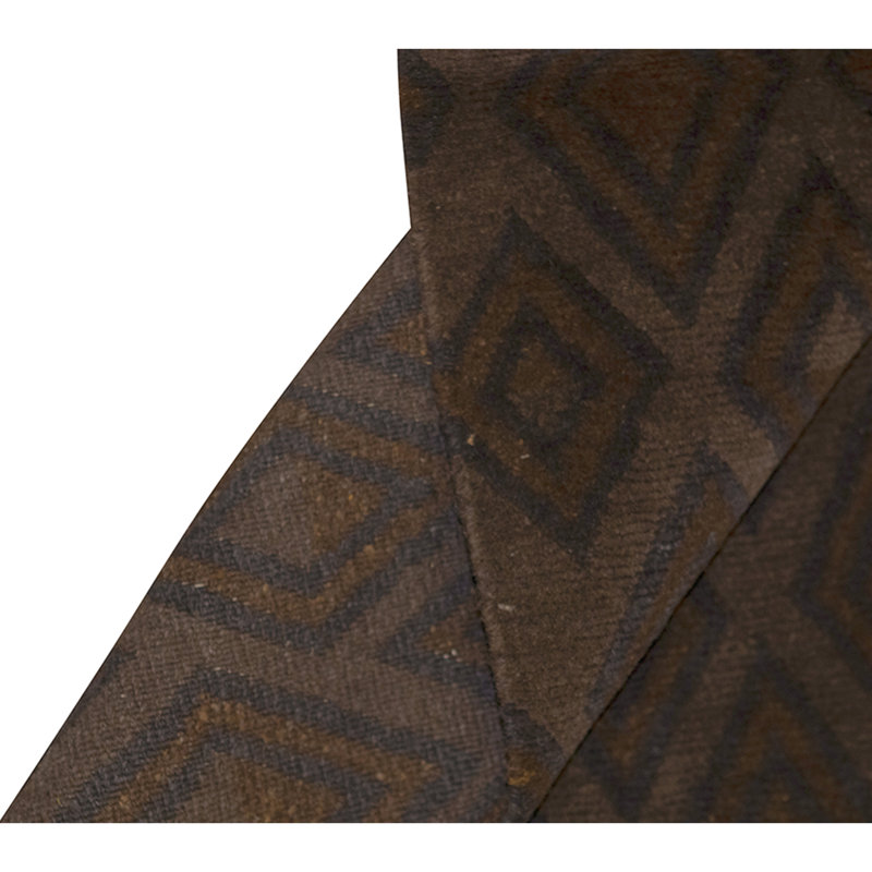 High-Quality Hand-Knotted Chocolate Area Rug