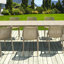 Chaise d'appoint empilable d'extérieur Farrah-735061643