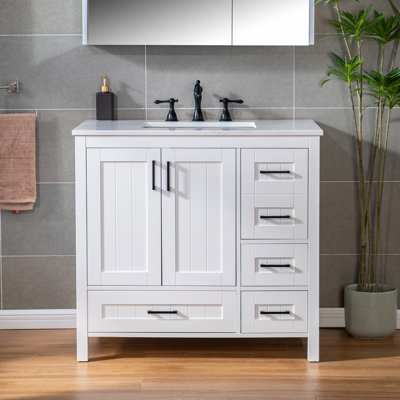 Ensemble de meuble-lavabo sur pied 36 po