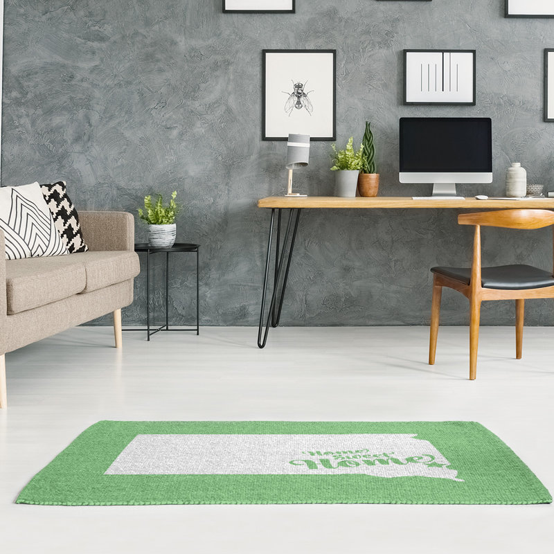 Tapis pour la maison verte Sioux Falls, Rectangle 5 pi x 7 pi