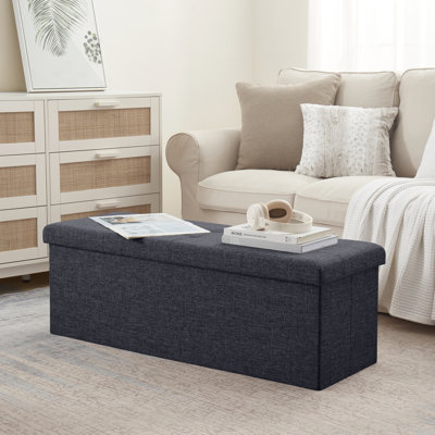 Torryn Upholstered Lift Off Storage Bench by Ebern Designs