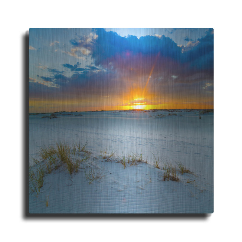 «Sun Burst Breaking Cloud» par Ezra Tanner, H 12 po x l 12 po