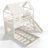 House-Style Wooden Bunk Bed with Slide, Storage Shelves & Wardrobe-129161128