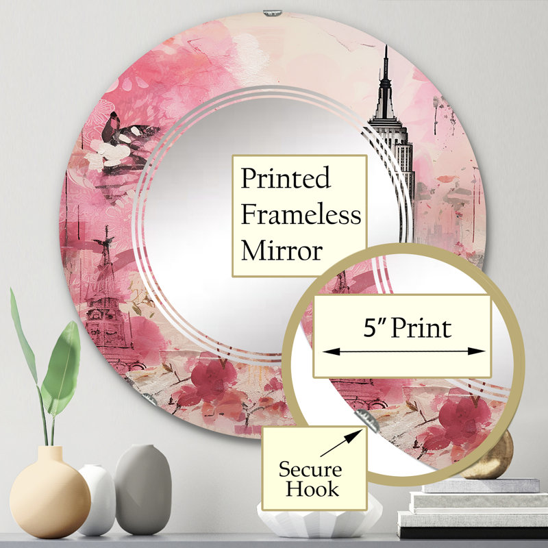 Miroir mural Zylynn, 24 po x 24 po