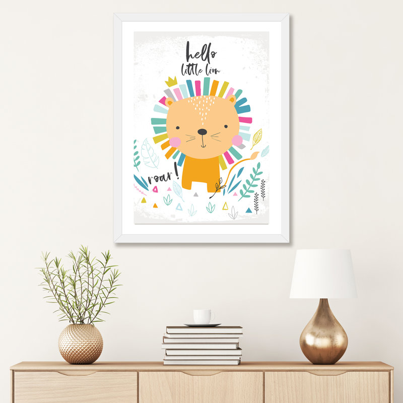 «Wild Adventure I» par Angela Nikeas - impression d'art graphique, H 32 po x l 24 po x P 1 po, Papier encadré blanc, Blanc