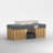 47.2 Inch Outdoor Propane Fire Pit Table With Storage Drawer