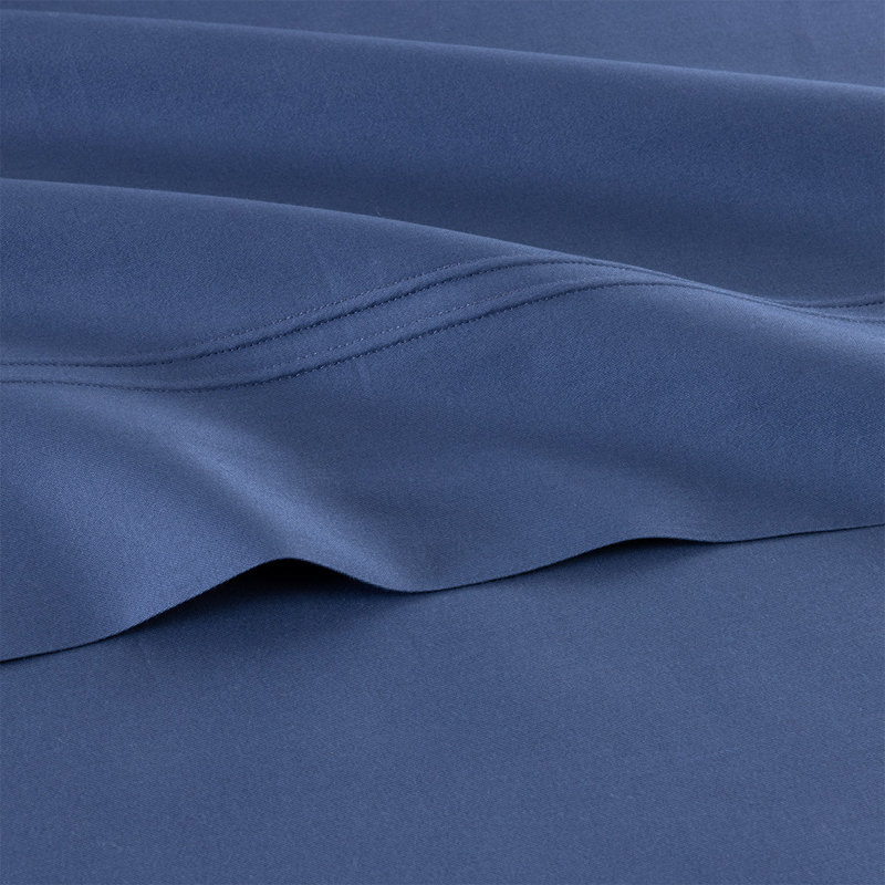 Triomphe Flat Sheet, Queen Flat Sheet, Outremer