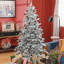Arbre de Noël artificiel pin enneigé avec 616 branches de cèdre réalistes-706374785-706374784