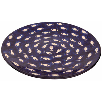 August Grove Morocco Ceramic Platter