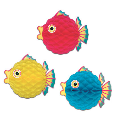 Tissue Bubble Fish - 12 Pack