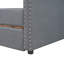 Lit de jour simple avec deux tiroirs, lit de jour simple en bois, gris-106168953-127241300