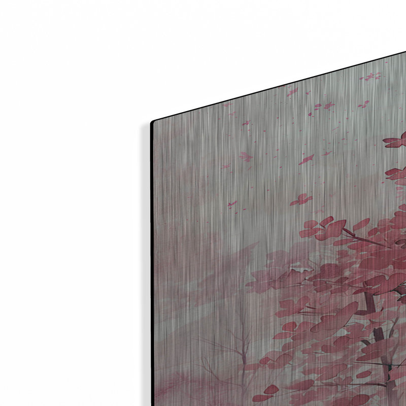 Art mural luxueux «Pink Trees» par Momart, H 36 po x l 24 po