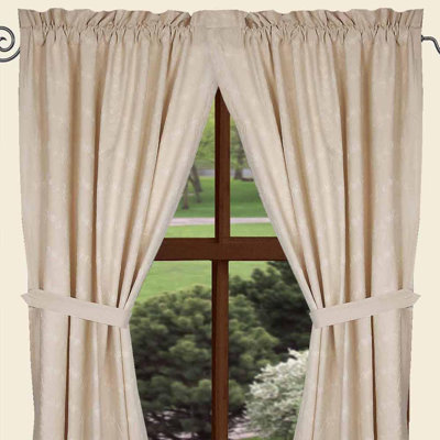 Panneaux de rideaux obscurcissants 100% coton Castleberry